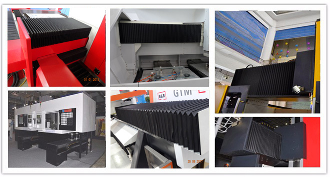 Flexible Telescopic Cover Nylon Material For Cutting Machine