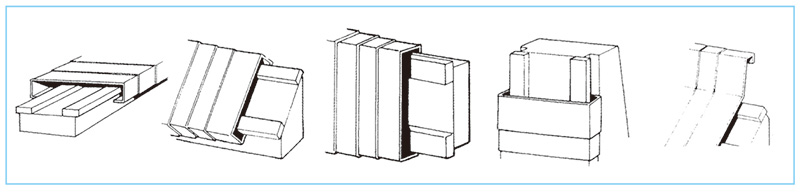 telescopic steel guard cover protective cover for guide way